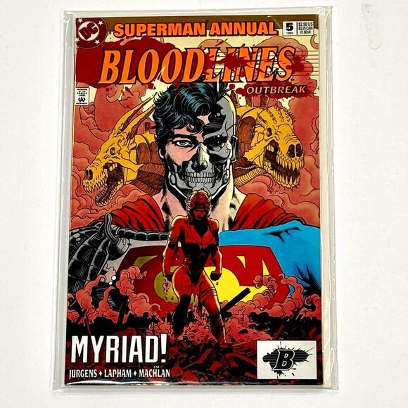 DC Comics 1993 Annual Bloodlines Outbreak Superman #5 DC Comics NM - Picture 1 of 1
